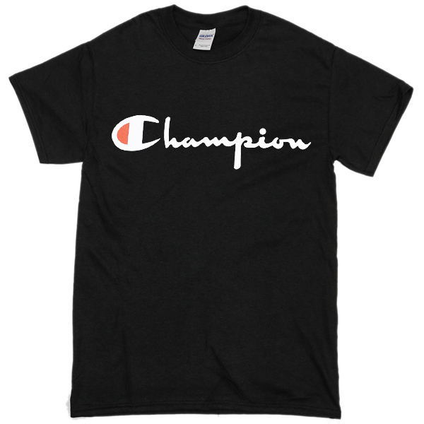 champion shirts black