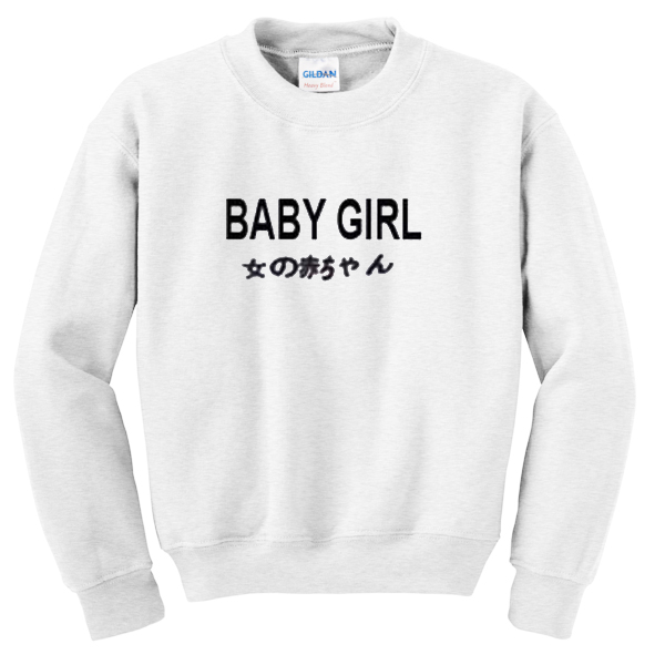 baby girl japanese sweatshirt