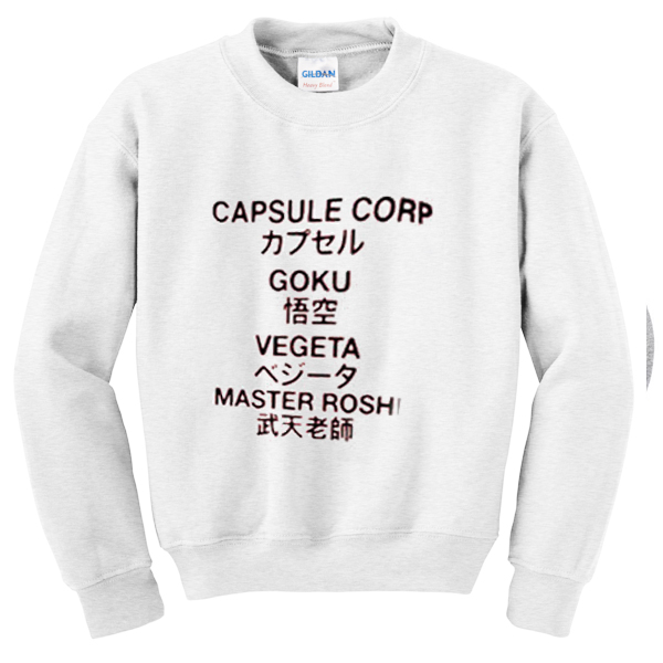 capsule corp sweater