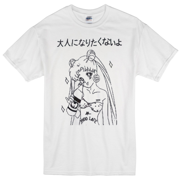 black sailor moon shirt