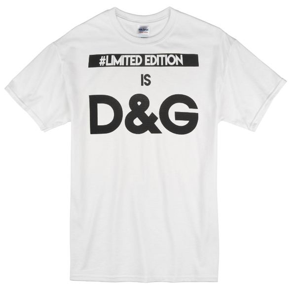 limited Edition D&G T-shirt - Basic tees shop