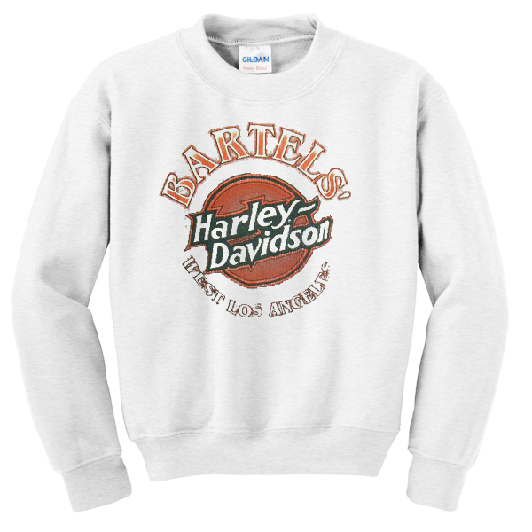 orange harley davidson sweatshirt