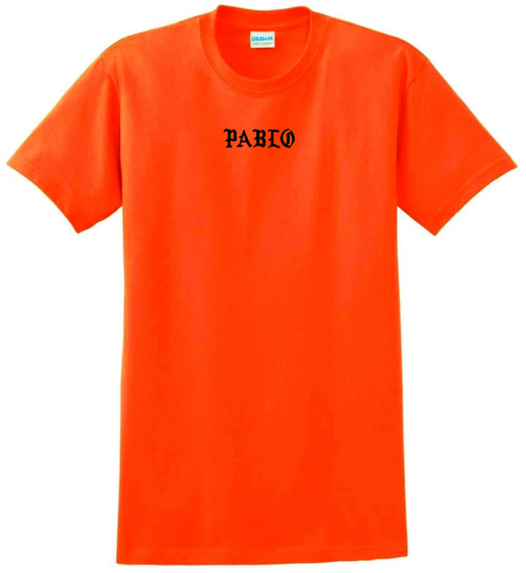 pablo orange sweatshirt