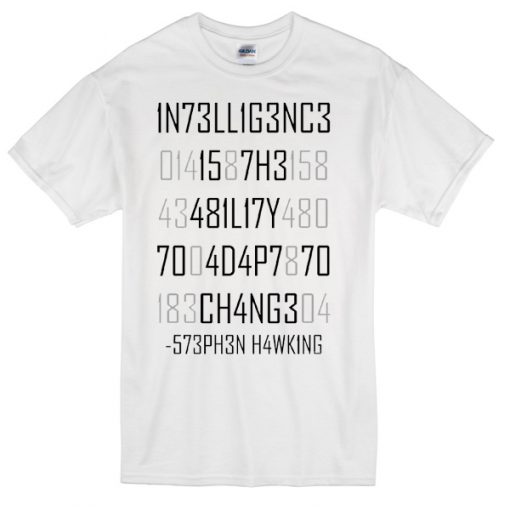 stephen hawking quote shirt