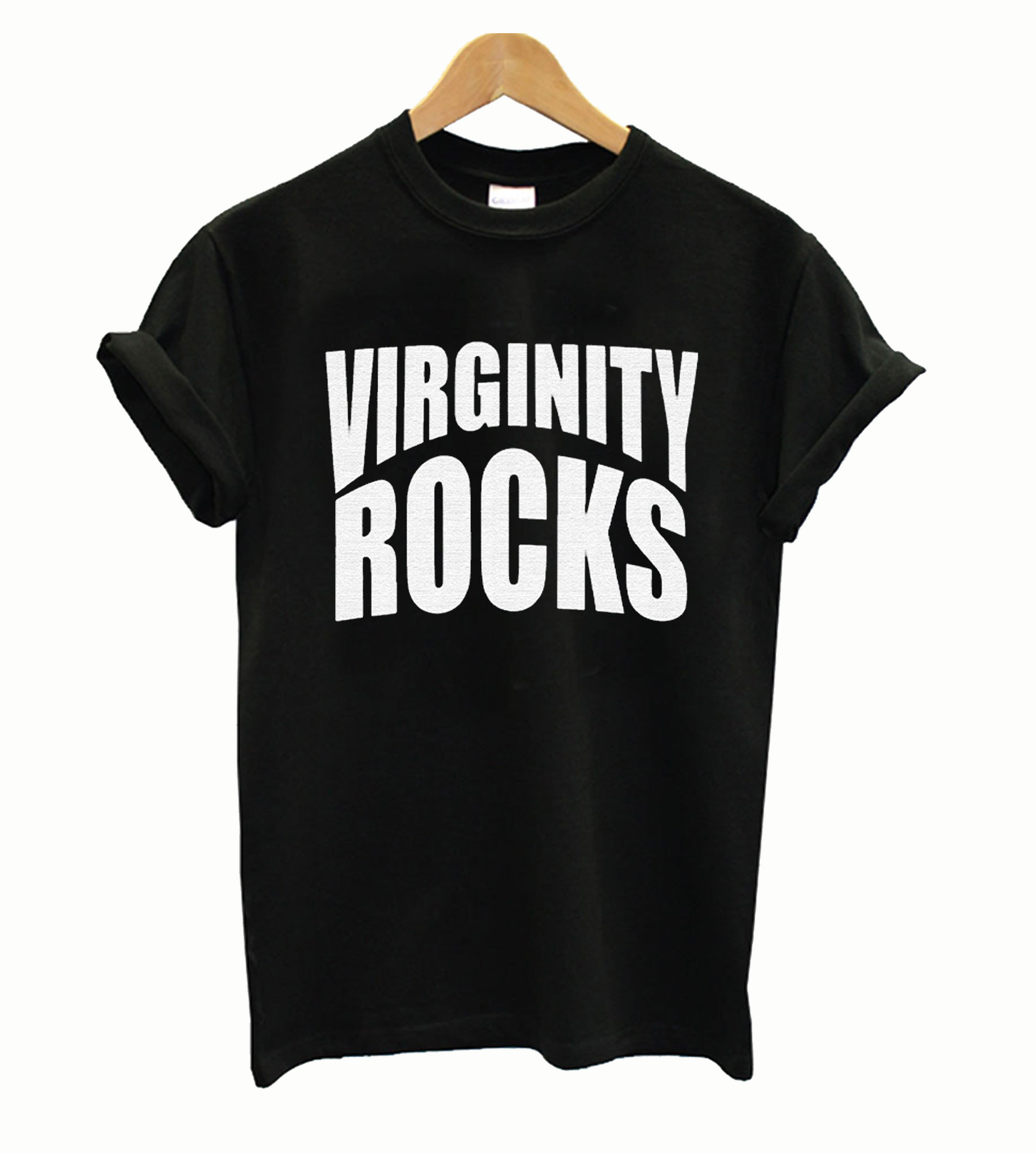 what does virginity rocks shirt mean